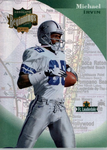 Michael Irvin #88 1997 Playoff Absolute card