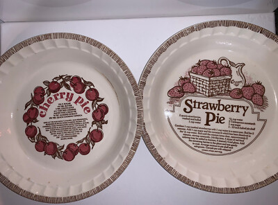 Royal China Jeannette Strawberry Pie Plate Vintage Royal China