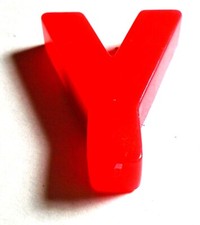 1970s Fisher Price Play Family School Days Play Desk Magnetic Letter Red Y
