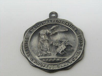 NFBPWC National Federation Business & Professional Women's Club Medal Pendant