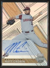 2019 Panini Elite Extra Edition Autographs Matt Cronin Auto Washington Nationals