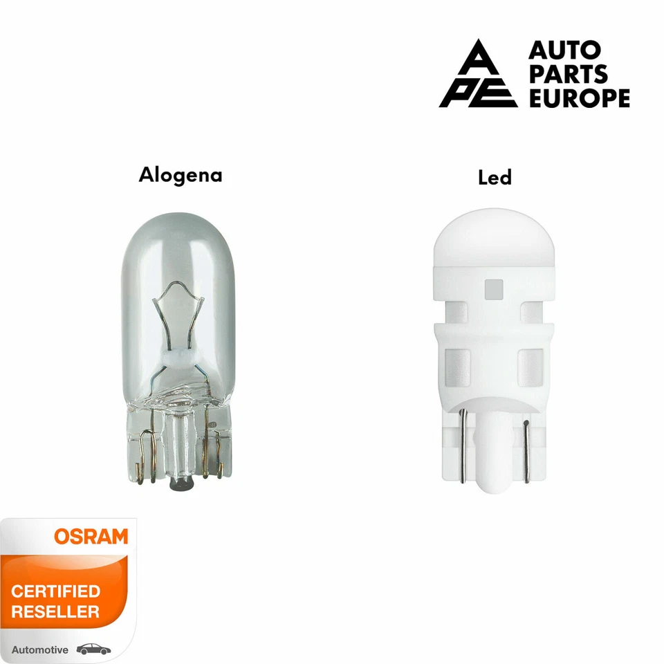 Osram 2 Bombillas LED Ubicación W5W T10 6000K 2825DWP Premium 4 Años De Garantía - Imagen 4 de 4