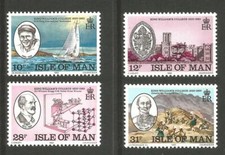 1983 Isle Of Man Stamps - King William's College Set - MNH
