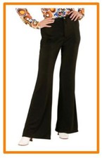 Schlaghose Damen Hose 60er / 70er Jahre Hippie Retro Kostüm Karneval
