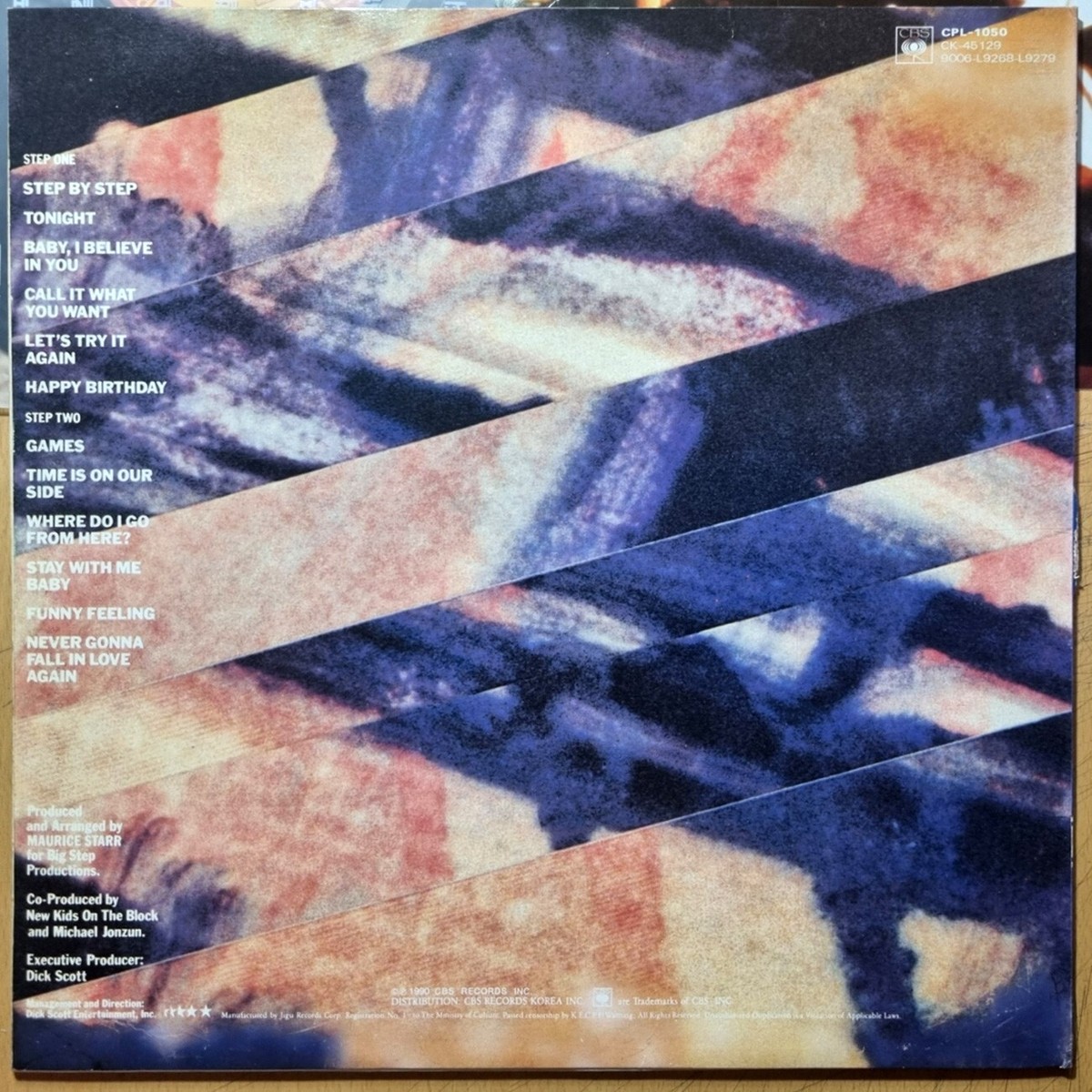 EX / NEW KIDS ON THE BLOCK - Step By Step [ 1990 Korea Orig 1st