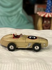 Aurora Thunderjet T-Jet HO Scale Slot Car: Tan Indy Car 3