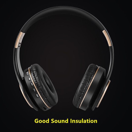 Wireless Bluetooth 3D Headphones Noise Canceling Over Ear Headphones Foldable - Picture 10 of 17