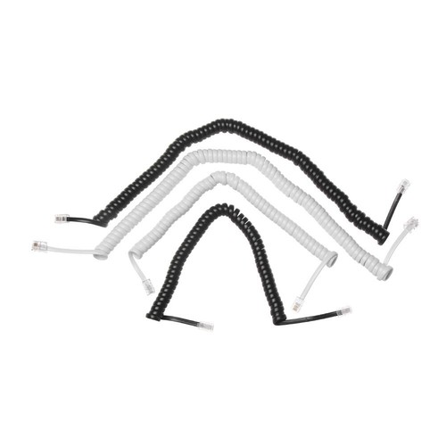 Cable Coiled Spiral Phone Curve Connector Wire Telephone Cord Handset Line - Zdjęcie 2 z 14