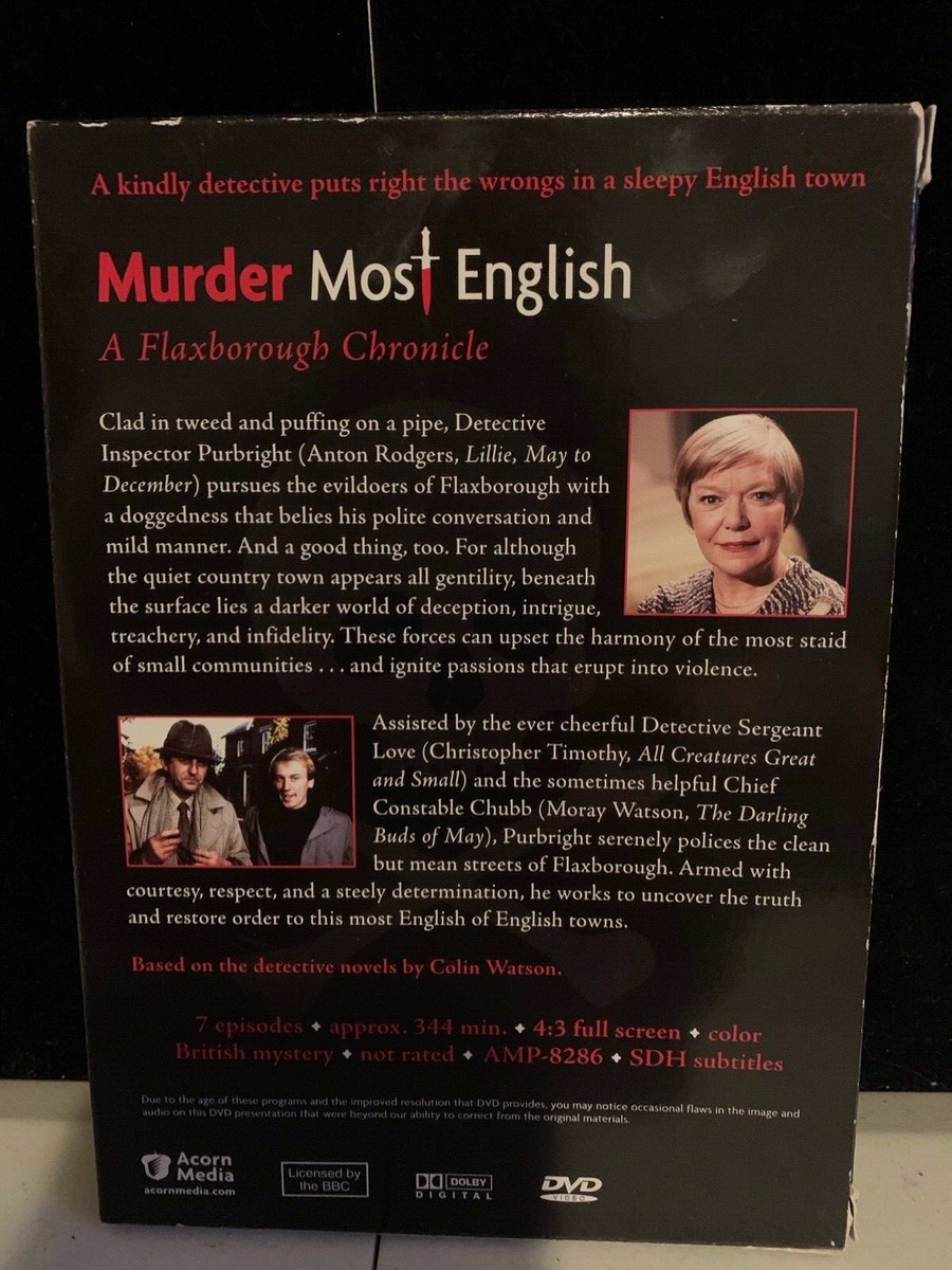 Murder Most English (DVD, 2009, 3-Disc Set) for sale online | eBay
