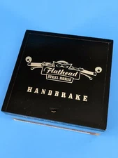 CAO Flathead Steel Horse Handbrake Wooden Cigar Box Rare Box (A8)
