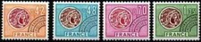 FRANCE PREOBLITERE YVERT N° 134/137 " MONNAIE GAULOISE 4 TIMBRES " NEUF xx LUXE