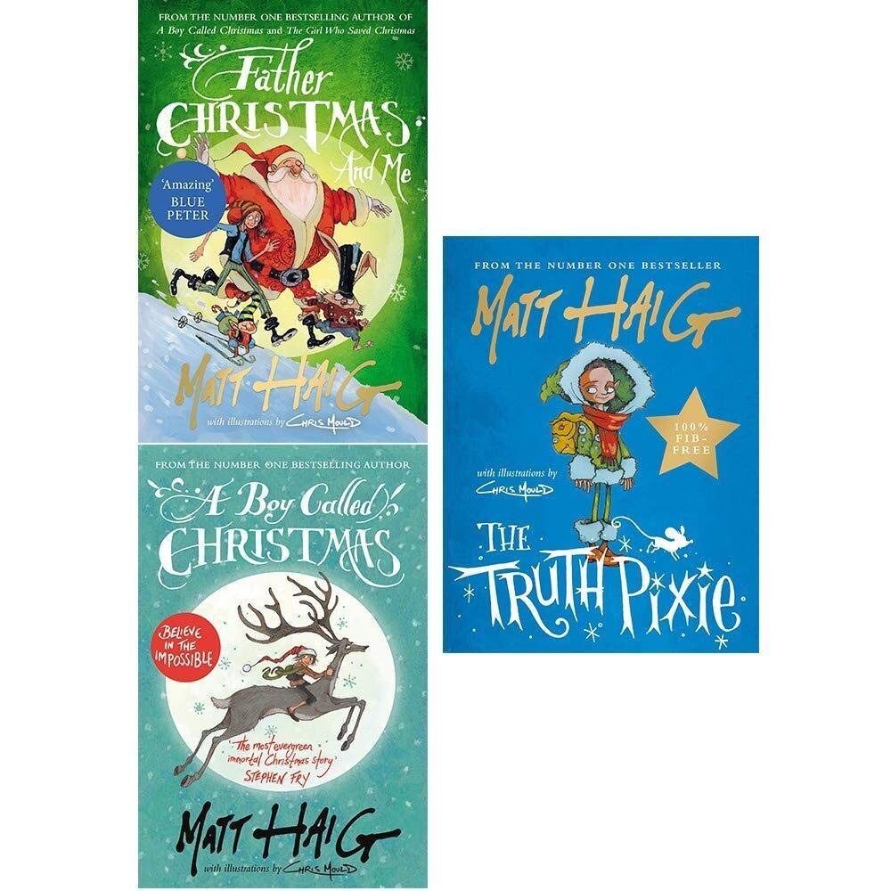 Matt haig collection 3 Books Set (Truth Pixie Father Christmas And Me a Boy) NEW