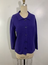 Appleseeds Cardigan Sweater 100 Wool Large