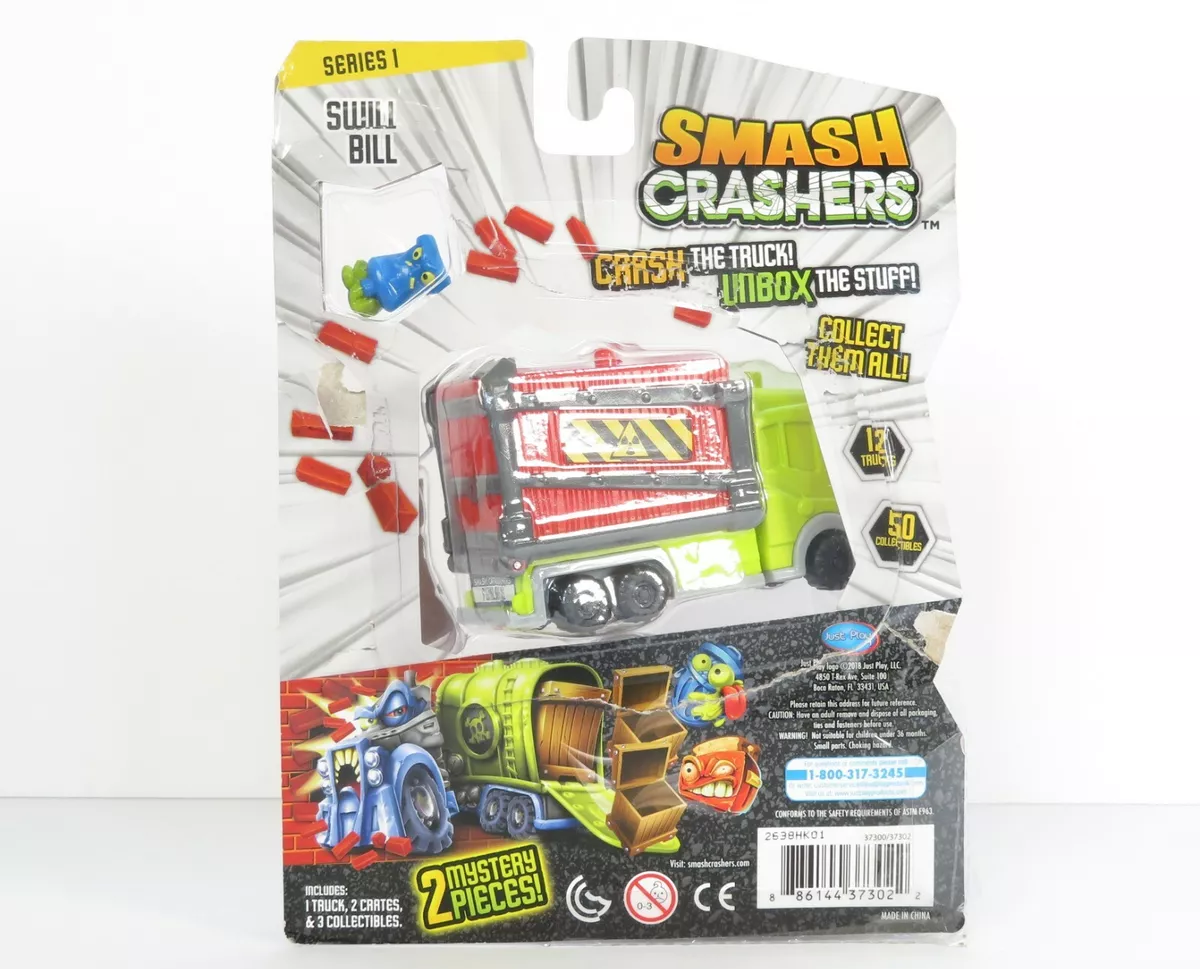 Smash Crashers Swill Bill Series 1 (Just Play) Collectible Toy Play Fun Kids