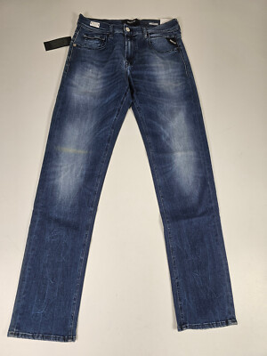 Replay MA972Z Grover Straight Fit Stretch Jeans Hose Gr 29/32 G15