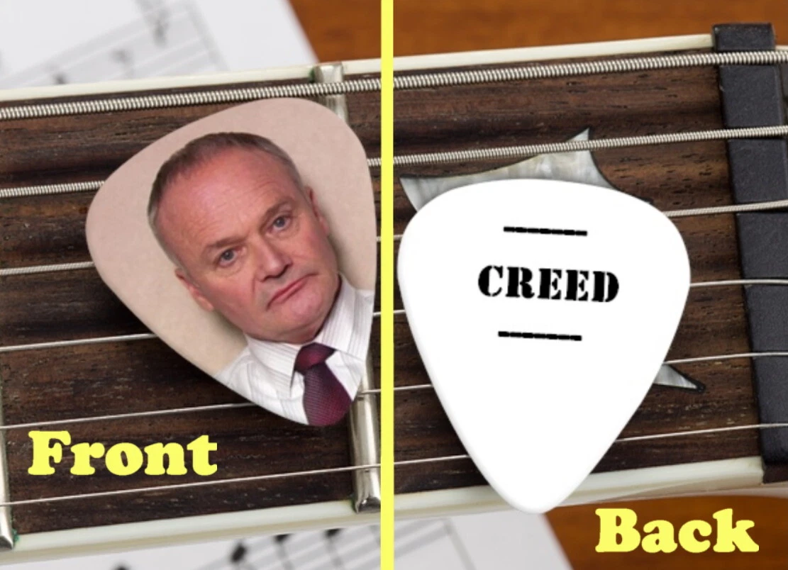 The Office TV Show Creed Bratton Set of 3 premium Promo Guitar