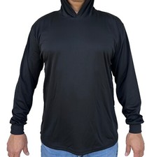 Hoodie Black High Visibility Shirt / Air Cooling Flow w/ UV Protection