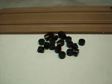 10 PAIR SILICONE BLACK REAR TIRES FITS AUTO WORLD T-JET 500 & AURORA TUFF ONES