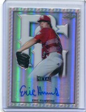 2020 Leaf Perfect Game All-American Metal Silver Autographs Eric Hammond Auto