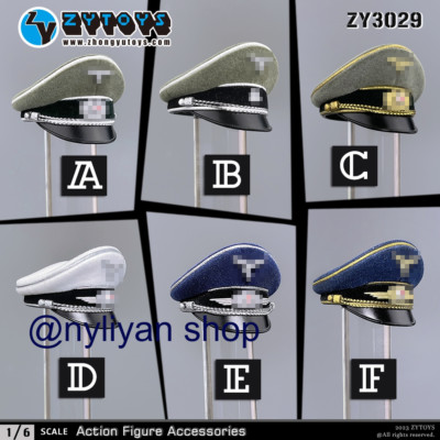 ZYTOYS ZY3029 1/6 Army Hat Captain's Collection Model For 12