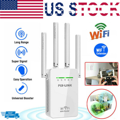WiFi Range Extender Repeater Wireless Amplifier Router Signal Booster 1200Mbps