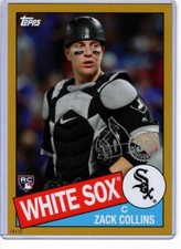 Zack Collins 2020 Topps 1985 35th Anniversary 5x7 Gold #85-33 /10 White Sox 