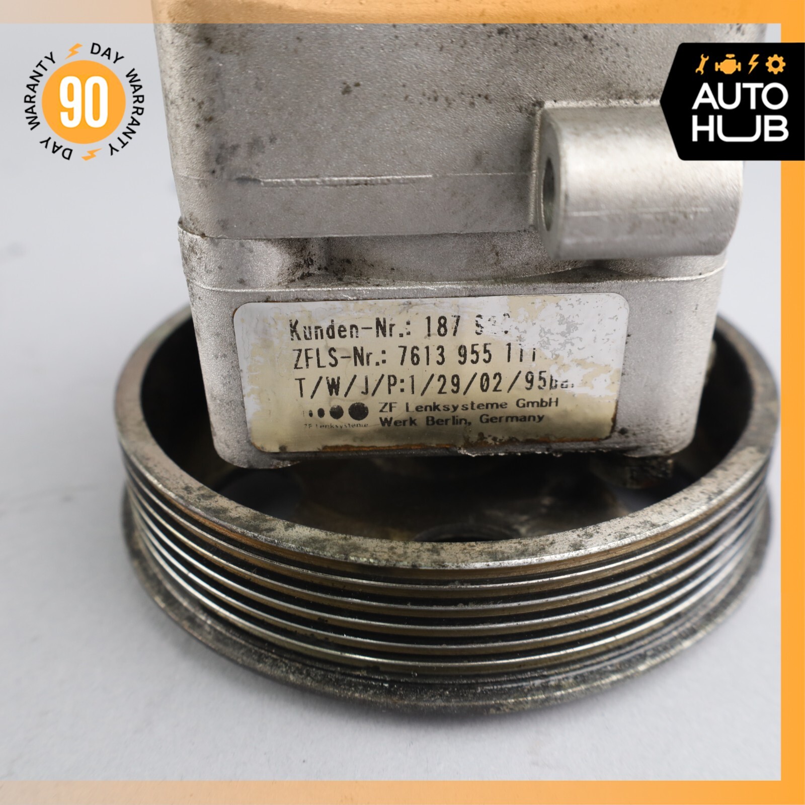 02-07 Maserati M138 4200 Coupe Cambiocorsa Power Steering Pump 187920 OEM 20k