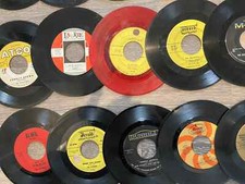 Lot of 100 1950s-1960s 45rpm Records random artists - vintage