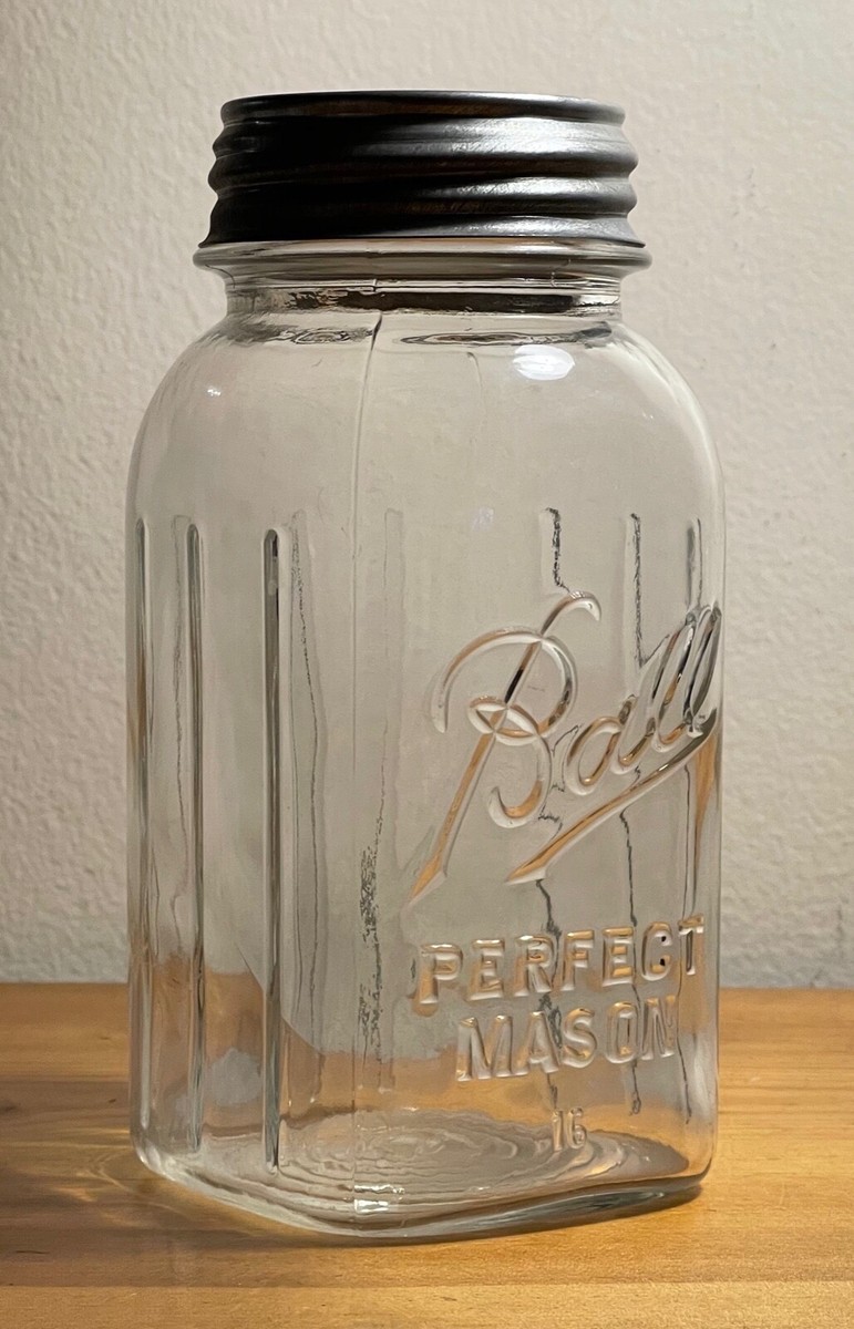 Square Mason Jar - 16 oz. (Case of 12)