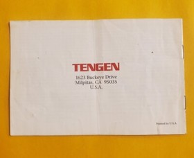 KLAX 1990 NES Instruction Manual Booklet Tengen Nintendo 