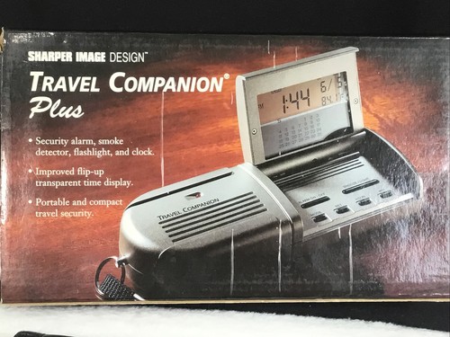 Vintage Sharper Image Travel Companion Plus Security Alarm Flashlight Clock - Picture 4 of 24
