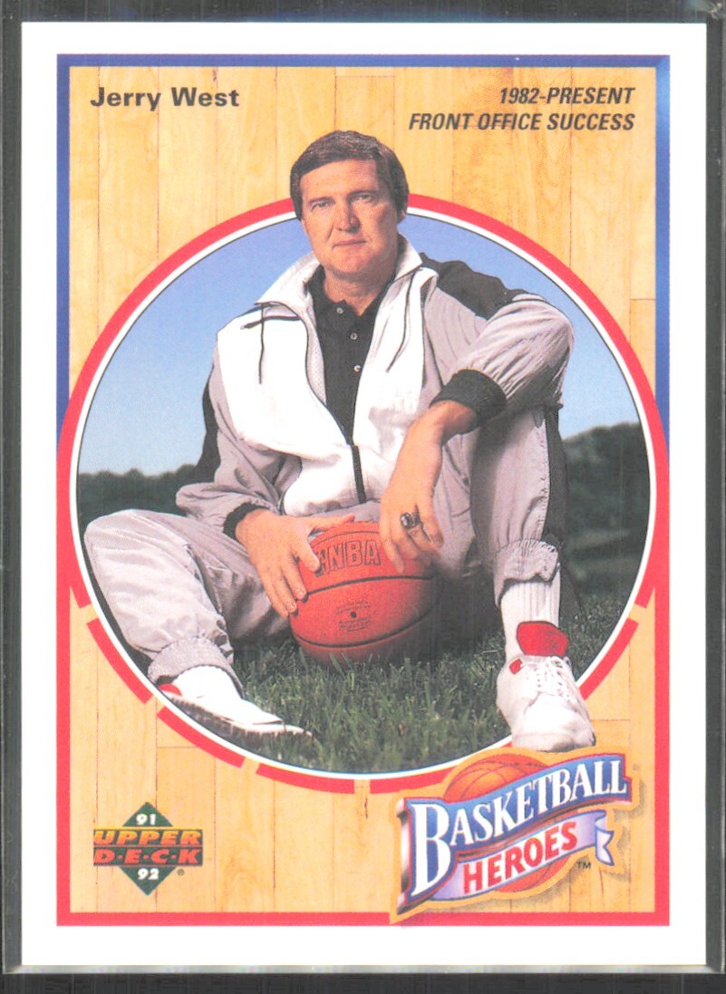 1991-92 Upper Deck Basketball Heroes Jerry West Jerry West Lakers #8