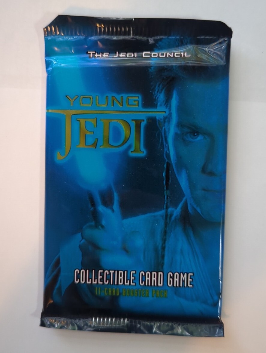 Star Wars Young Jedi The Jedi Council CCG Booster Pack Sealed 1999 Blue NOS Star Wars Young Jedi The Jedi Council CCG Booster Pack Sealed 1999 Blue NOS