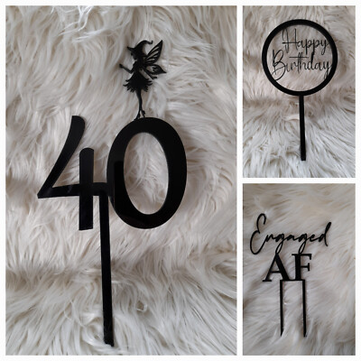Caketopper Geburtstag Cake Topper Tortendeko Hochzeit Junggesellenabschied Taufe