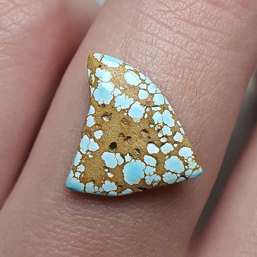 2.1 100% Natural Turquoise from Kazakhstan Old Stock No stabilization cabochon - Picture 2 of 5