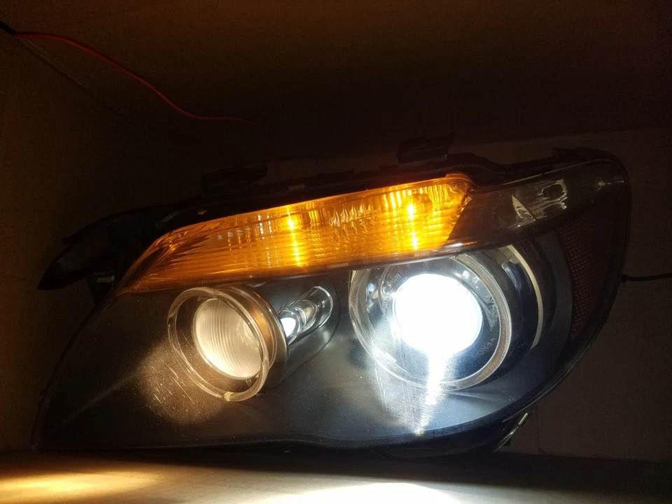 BMW 750I 750LI 2006 2007 2008 760LI CONDUCTOR IZQUIERDO OCULTO XENÓN FARO LÁMPARA Foto 2 de 4