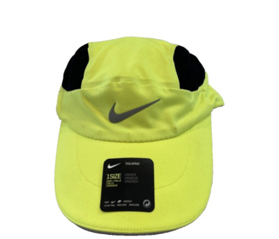 NEW! Nike Adult Tailwind DRI-FIT Tennis Hat Running Cap-Volt (Yellow) 849354-702