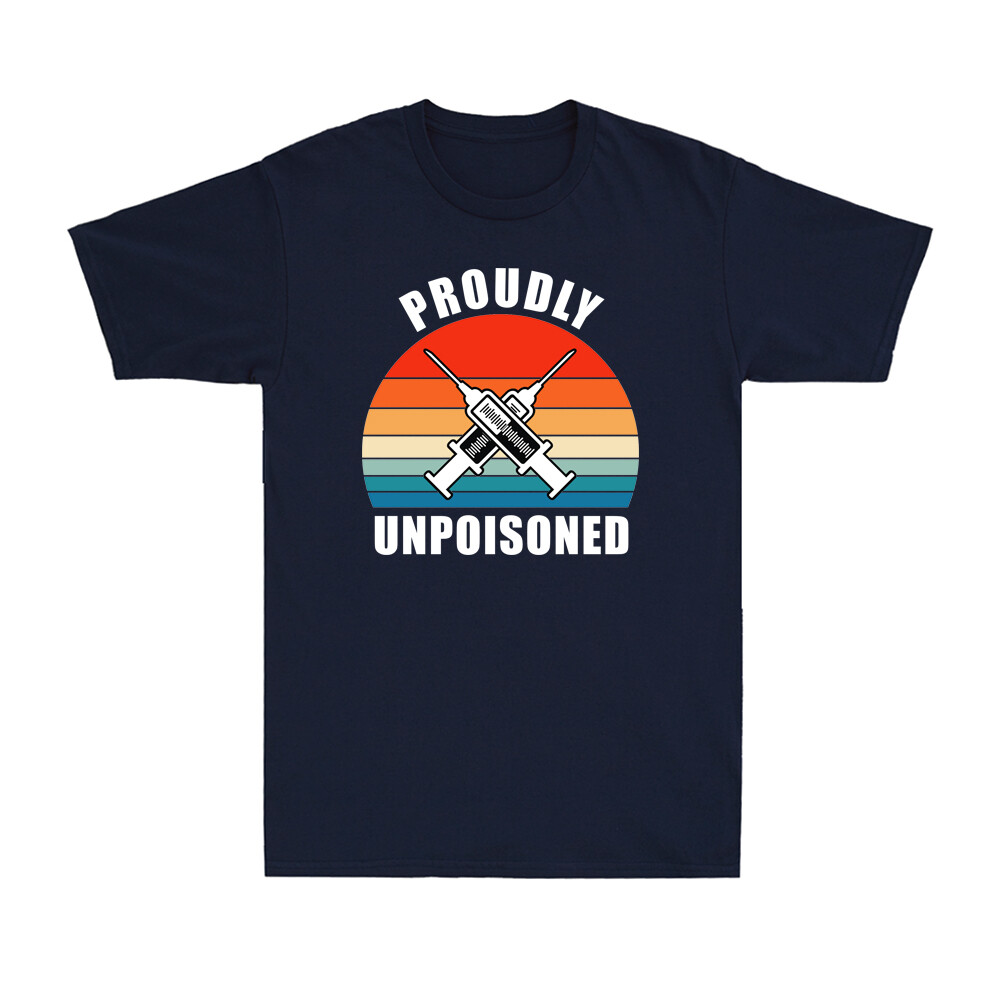 T-shirt Uomo Norsar 'Orgogliosamente Non Avvelenato' &ndash; Maglietta Divertente Anti-vax