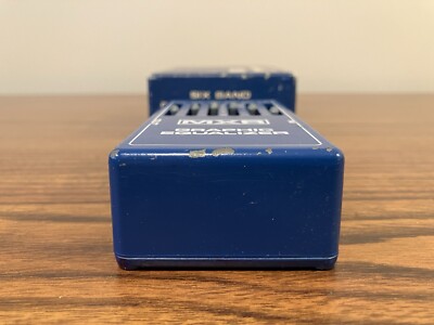 Vintage MXR Six Band Graphic Equalizer Effects Pedal W