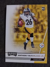 2020 Panini Playoff #240 Anthony McFarland Jr. RC Rookie  Steelers Football Card. rookie card picture