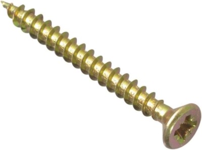 ForgeFix MPS4545Y Mehrzweck Pozi kompatible Schraube CSK ST ZYP 4,5 x 45 mm Box 