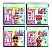 LOL Surprise Series 3 Doll Furniture Boss Queen Roller Sk8er Teacher Sleepy Set