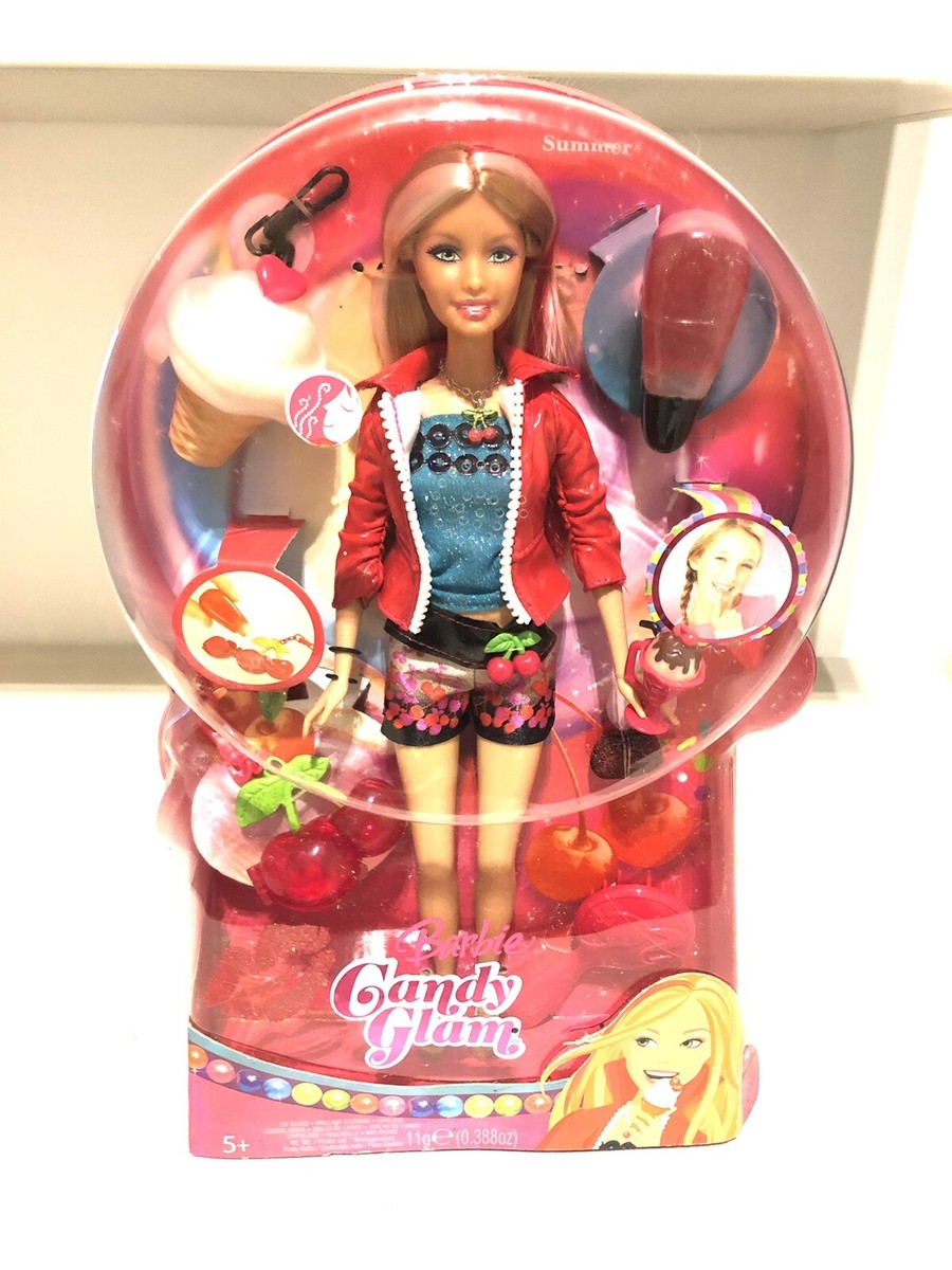Barbie Candy Glam Summer 2009 New In Box Mattel Doll Bambola