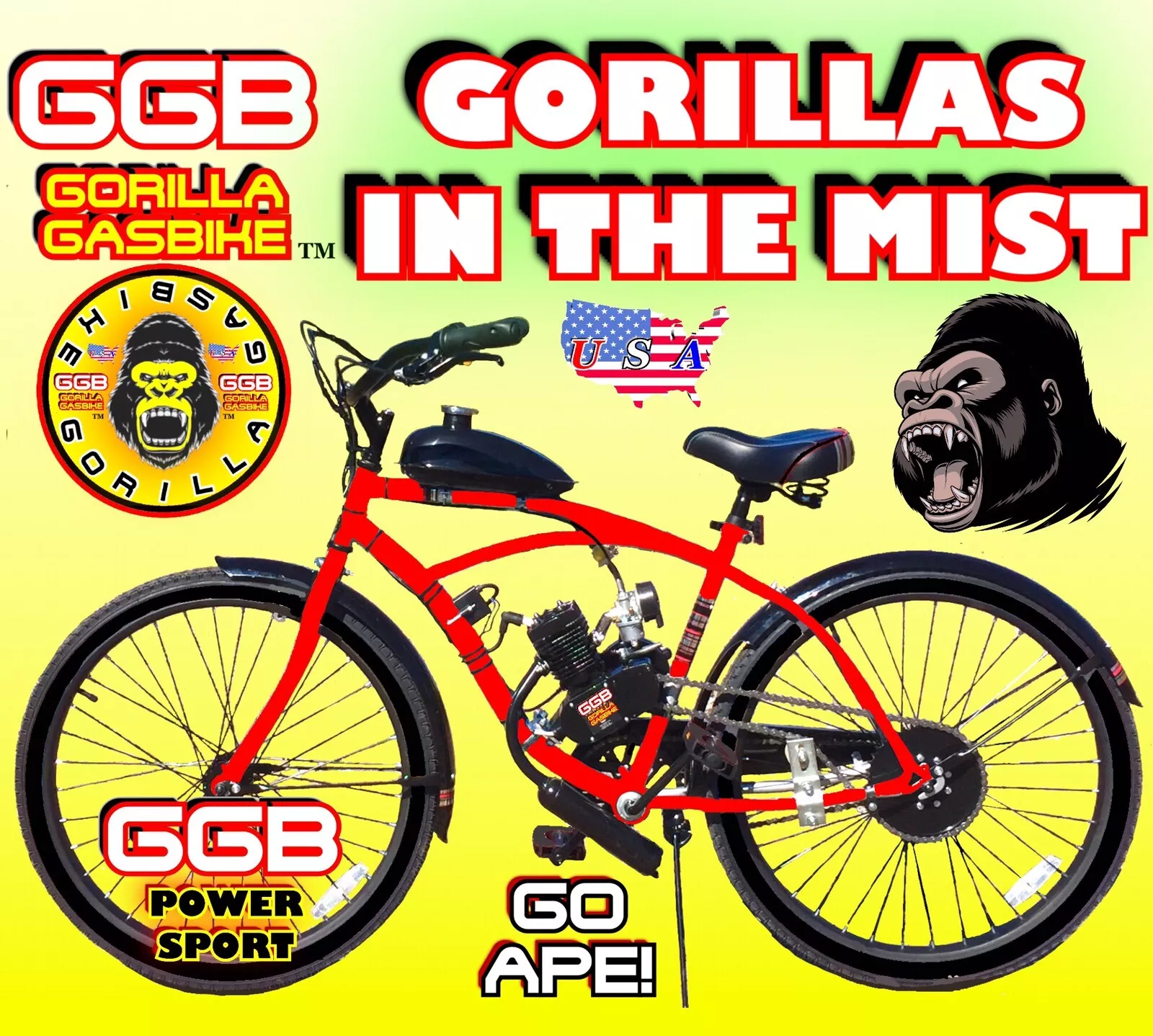 48cc 49cc 50cc 66c 80cc 2 STROKE MOTORIZED BIKE KIT Tunisia Ubuy