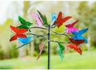 Evergreen 78 in. Butterfly Kinetic Wind Spinner
