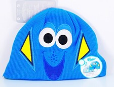Disney Finding Dory Beanie Hat Knit Hats Embroidered Reversible Girl Boy Gifts