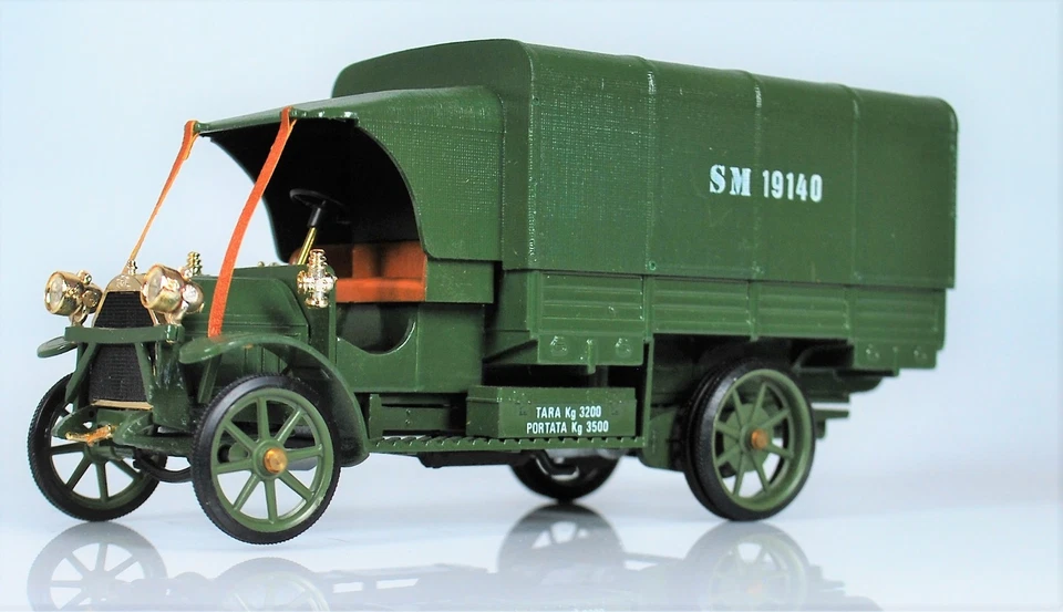 Fiat 18 BL Regio Esercito Rio 1/43 1914 PRIMA GUERRA MONDIALE EDIZ.SPECIALE - Immagine 3 di 4