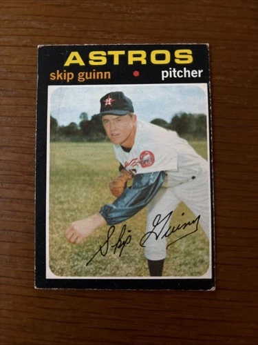 1971 71 OPC O-Pee-Chee  Baseball Card #741 Skip Guinn Houston Astros HIGH