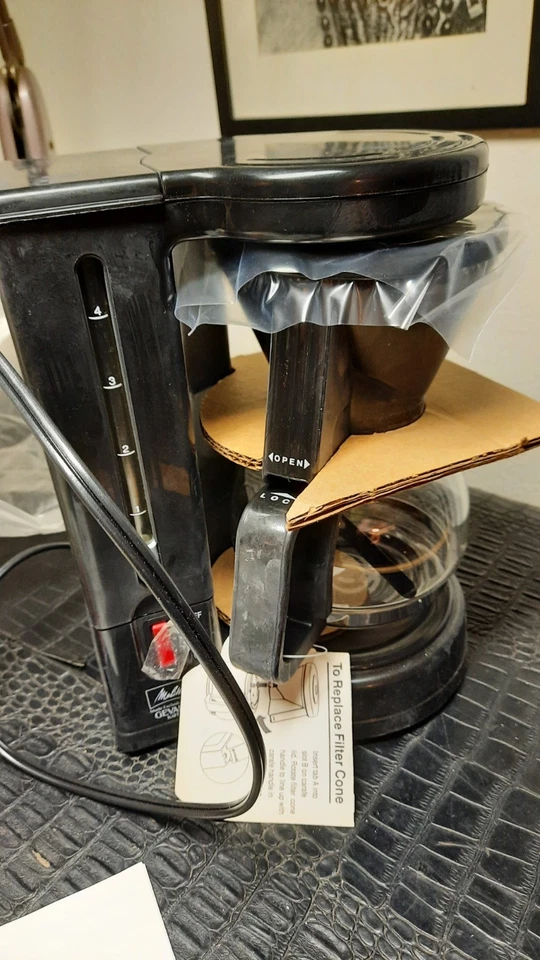 Melitta Gevalia 1-4 Cup Coffeemaker Model No. BCM-4CB Black New - Image 3 of 4