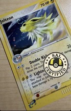 SWIRL Pokemon TCG Jolteon #6/100 EX Sandstorm English E-reader Card Holo 2003 LP